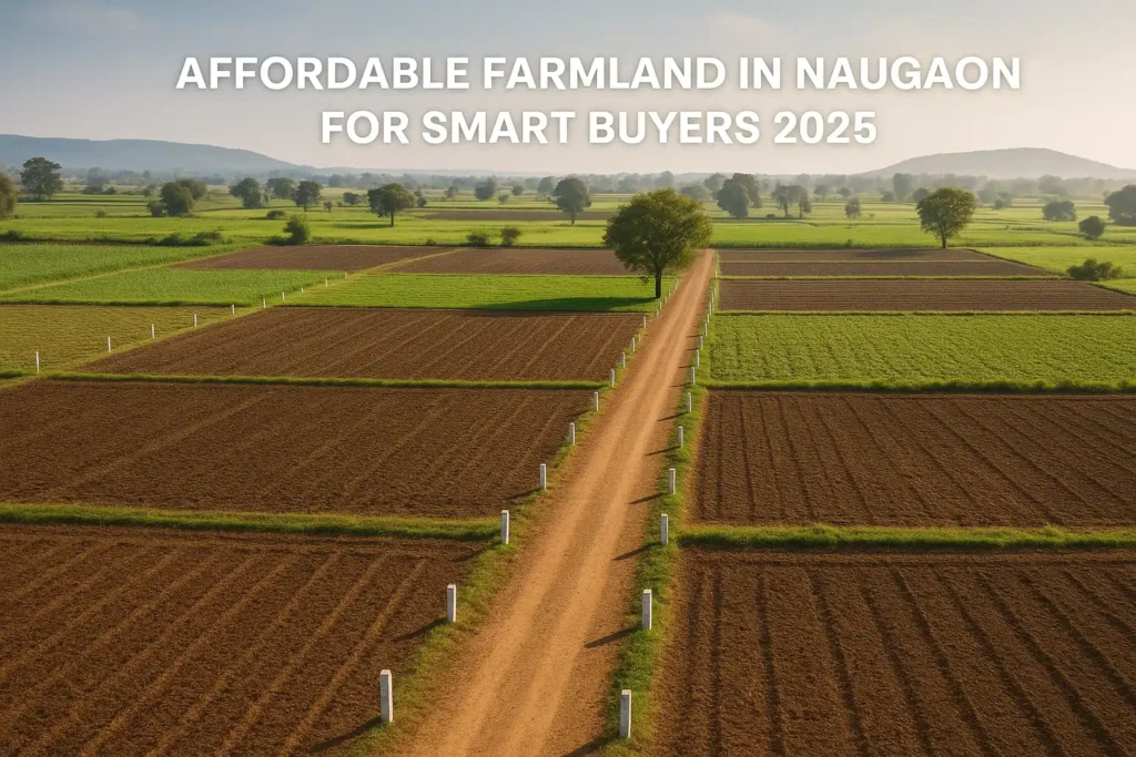 Affordable farmland in Naugaon with greenery and fencing for smart buyers 2025