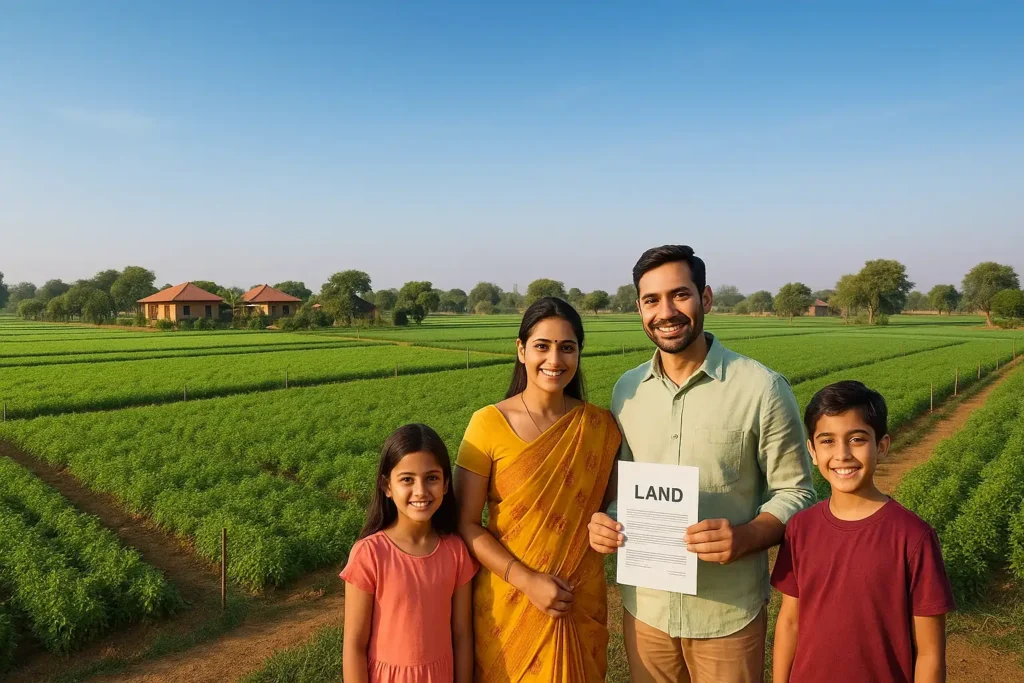 Farmland in Naugaon, Alwar with eco-friendly farmhouses and investment-ready plots near Delhi NCR