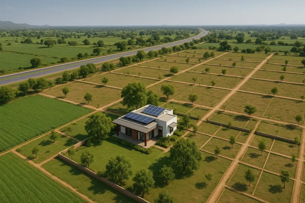 Farmhouse plots in Naugaon, Alwar – emerging real estate hotspot near Delhi NCR
