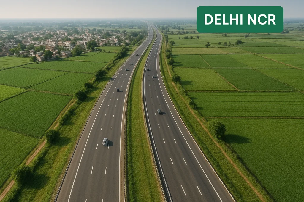 Investor analyzing farmland ROI and growth in Naugaon.