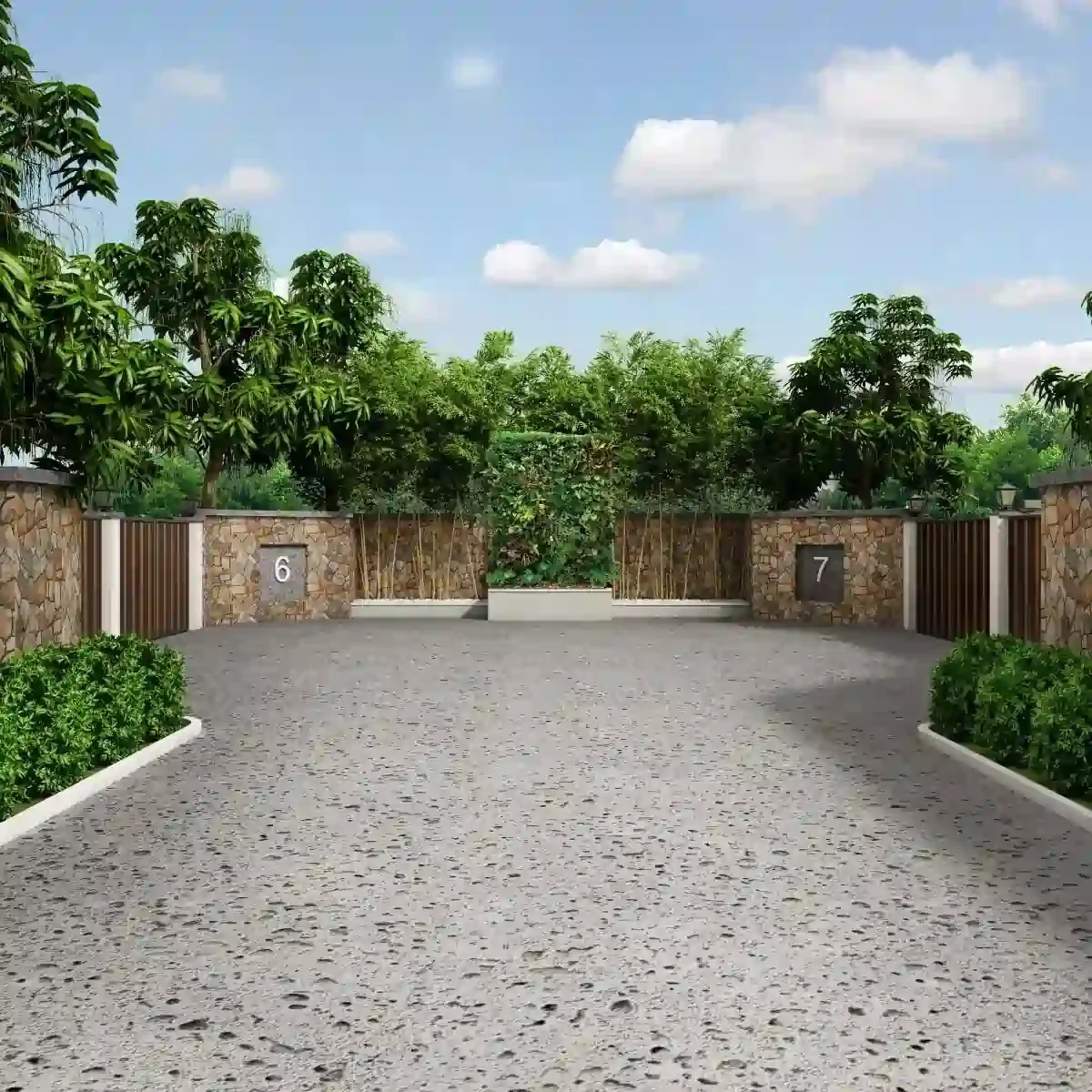 Anahata Farms wide road