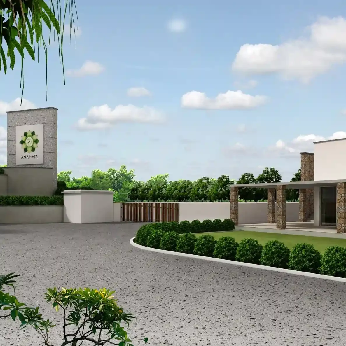 Anahata farms entrance Gate